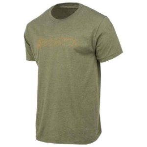 BERETTA Hardlines SS T-Shirt Heather Mil Green S - Beretta