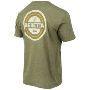 BERETTA USA 2.0 SS T-Shirt Heather Mil Green L - Beretta