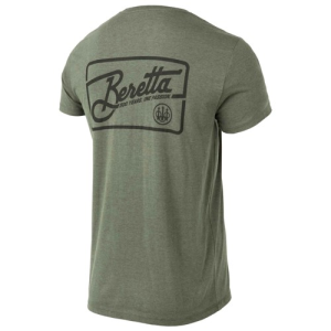 BERETTA Retro Patch SS T-Shirt Sage Green S - Beretta