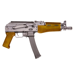 KALASHNIKOV USA KP9 9mm 9.33" 30rd Pistol - Black / Amber Wood Furniture