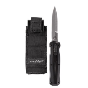 BENCHMADE Pagan Plain Edge Satin Finish Spear Point 3.96" - Benchmade