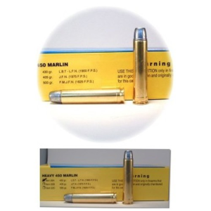 BUFFALO BORE 450 Marlin 430Gr Hard Cast LBT-LFN 1900FPS 20rd