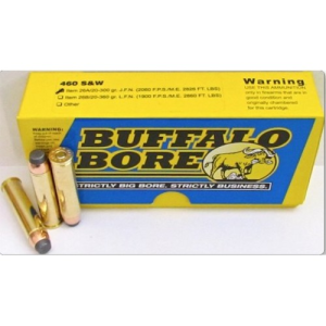 BUFFALO BORE 460 S&W Mag 300Gr JFN 2060FPS 20rd