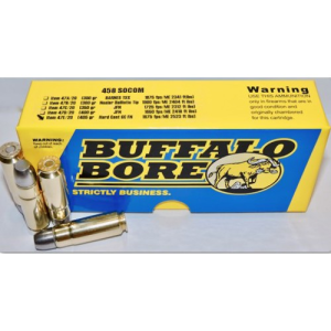 BUFFALO BORE 458 SOCOM 405Gr Hard Cast GC FN 1675FPS 20rd