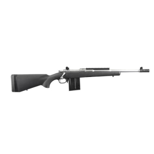 RUGER Gunsite Scout 308 Win 16.1" 10rd Bolt RIfle - Stainless / Black