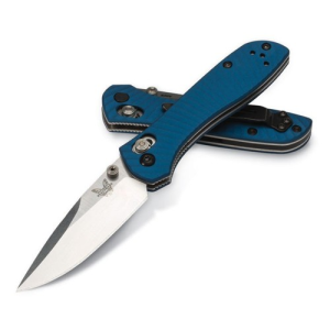 BENCHMADE Sequel Manual Open 2.95" Drop Point Blue Anodized - Benchmade