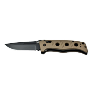 BENCHMADE Adamas 3.82" Drop Point Plain Edge Coated Finish - Benchmade