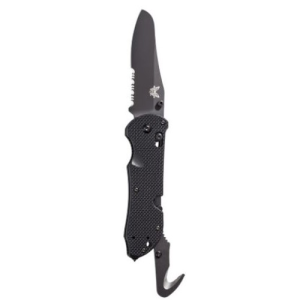 BENCHMADE Triage 3.5" Sheepsfoot Coated Finish Serrated Edge - Benchmade