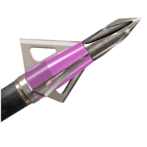 RADICAL ARCHERY Madman LPV Pink 3 Blade 85gr Broadhead - Radical Archery Designs