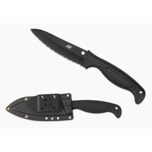 SPYDERCO Aqua Salt Lightweight Black Blade/H1 Serrated Edge - Spyderco