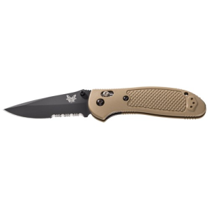 BENCHMADE Griptilian 3.45" Drop Point Serrated Coated - Benchmade