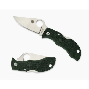 SPYDERCO Manbug Ltwt British Racing Grn ZDP-189 Plain Edge - Spyderco