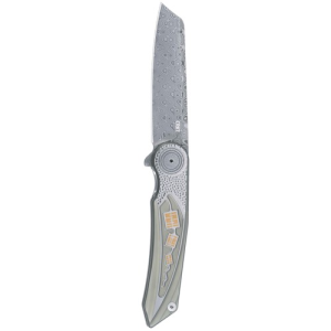 CRKT Fortuitous Liner Lock Folding EDC Pocket Knife - Green w/ Titanium Handle