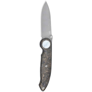 CRKT Pursue Liner Lock Folding EDC Pocket Knife - Carbon Fiber Handle