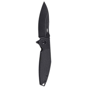 CRKT Ibis Frame Lock Folding EDC Pocket Knife - Black w/ Titanium Handle