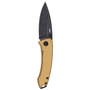 CRKT Tuna Compact Frame Lock Folding EDC Pocket Knife - Topaz w/ Titanium Handle