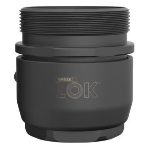 BREEK ARMS Breek LOK 3QD Fits 1.375"x24 TPI Titanium DLC Blk