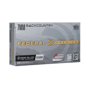 FEDERAL AMMO Terminal Ascent 7mm Backcountry 155 Grain 3300 FPS 20rd
