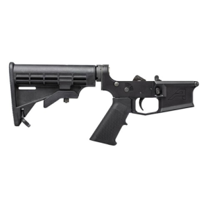 AERO PRECISION M4E1 Complete AR15 Lower Receiver w/ A2 Grip & M4 Stock - Black