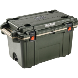 PELICAN Elite Cooler 70Qt Green/Tan - Pelican