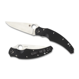 SPYDERCO Opus G-10 Black CPM S30V Plain Edge - Spyderco