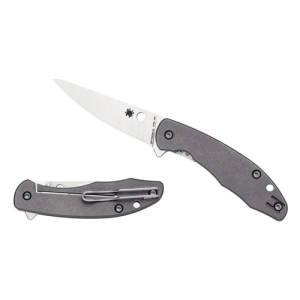SPYDERCO Mantra 2 Titanium CPM M4 Plain Edge - Spyderco