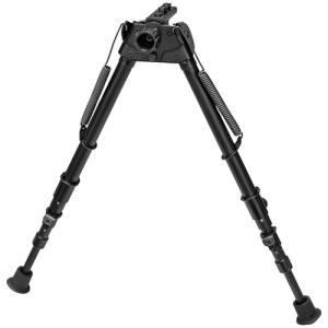 HARRIS BIPODS Swivel 25C M-Lok 13.5"-27" Black Steel Rubber Feet