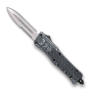 COBRATEC Small Carbon Fiber CTK-1 Dagger 1-Side Serrated - Cobratec