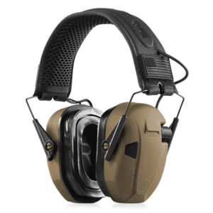 SAVIOR EQUIPMENT Apollo Electronic Earmuffs 24dB NRR FDE Tan