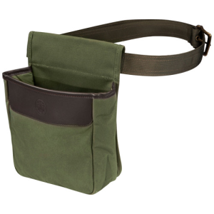 BERETTA Waxwear Shell Pouch Green Cotton/Leather 50rd - Beretta