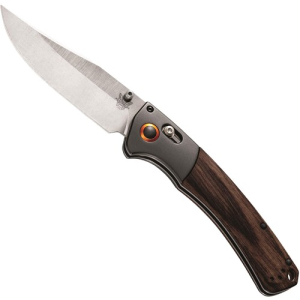 BENCHMADE Hunt Crooked River Folding Knife 4" Clip Point Blade + Dymonwood Handles