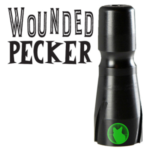 PREDATOR TACTICS Wounded Pecker Closed Woodpecker Predator Call Blk