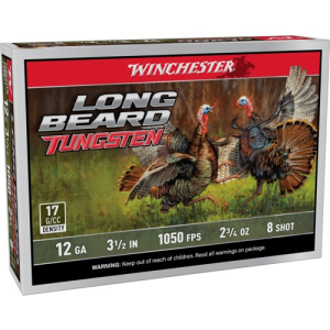 WINCHESTER AMMO 12Ga 3-1/2" #8 Long Beard TS17 2-3/4oz 5rd