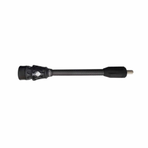 CONQUEST ARCHERY 3K Carbon Weave Stabilizer Matte Black 6"