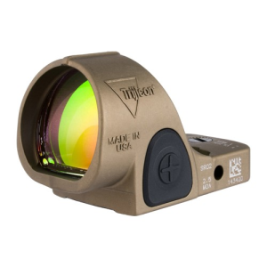 TRIJICON SRO Red Dot Sight 5.0 MOA Red Dot LED Coyote Brown