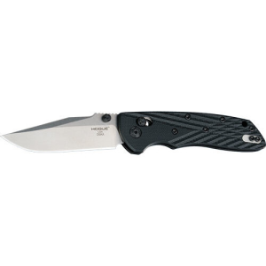 HOGUE Deka 3.25" ABLE Lock Clip Point Tumble Solid Blk
