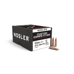 NOSLER Reloading Bullets Competition HPBT 6.5mm 123 Grain 100rd