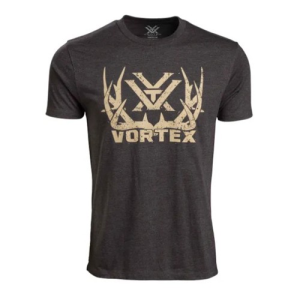 VORTEX Full-Tine Short Sleeve T-Shirt Charcoal Heather