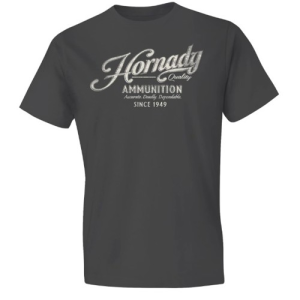 HORNADY Vintage Script Tee - Tar