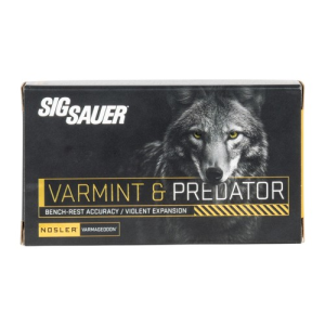 SIG SAUER 223 Rem 40Gr Varmint/Predator Varmageddon 20rd