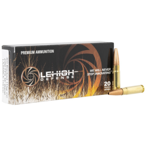 LEHIGH DEFENSE 300 AAC Blackout 115gr Controlled Chaos Ammunition | 20 Rounds