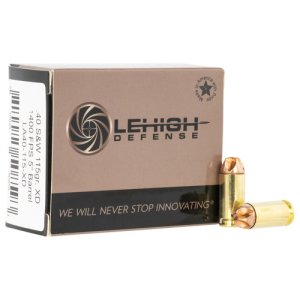 LEHIGH DEFENSE 40 S&W 115gr XD FMT Ammunition | 20 Rounds