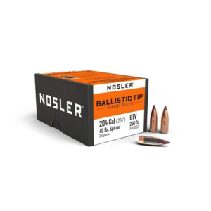 NOSLER Reloading Bullets Ballistic Tip 20 Cal 40 Grain 250rd
