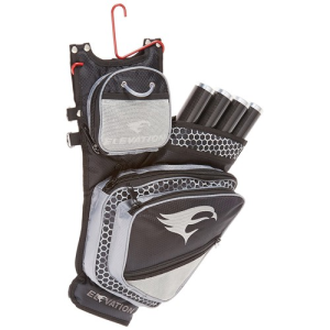 ELEVATION Adrenalin 4-Tube Hip Quiver Black/ Silver RH