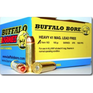 BUFFALO BORE 41 Rem Mag 180Gr Barnes XPB 1550FPS 20rd