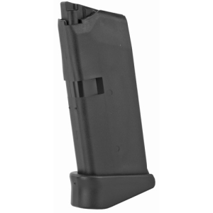 GLOCK 43 OEM 9mm 6rd Magazine w/ Grip Extension | Black