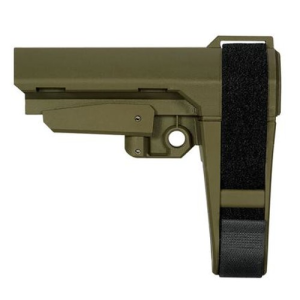 SB TACTICAL SBA3 OD Green 5-Position Adjustable