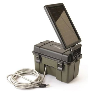 HME 12V Battery Box w/Solar Panel