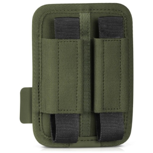SAVIOR EQUIPMENT 2-Slot Dbl/4-Slot Single Mag Holder OD Green
