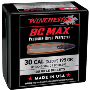 WINCHESTER AMMO 30 Cal Supreme BC Bullet 195Gr 100rd